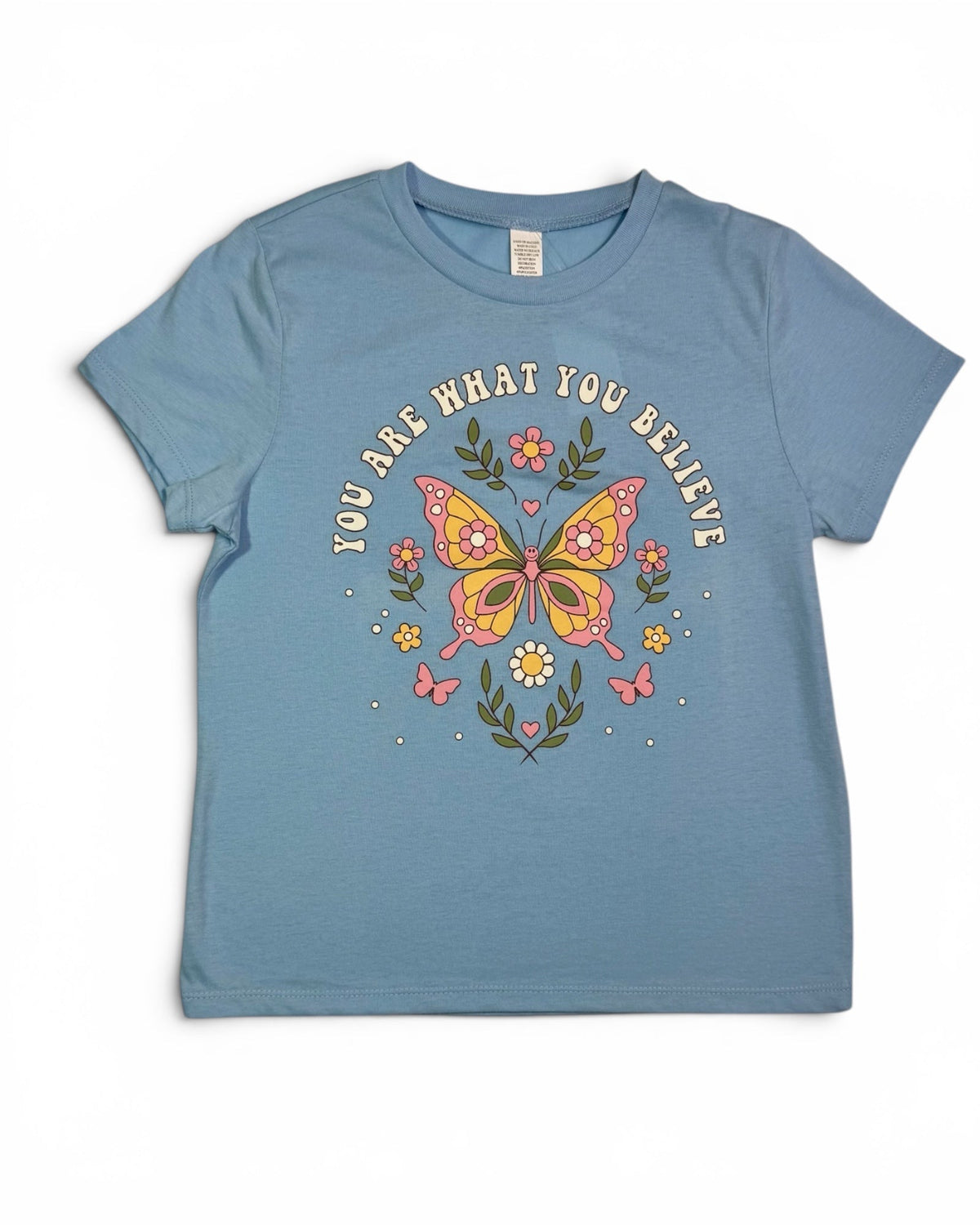 You Are What You Believe Butterfly Graphic T-Shirt