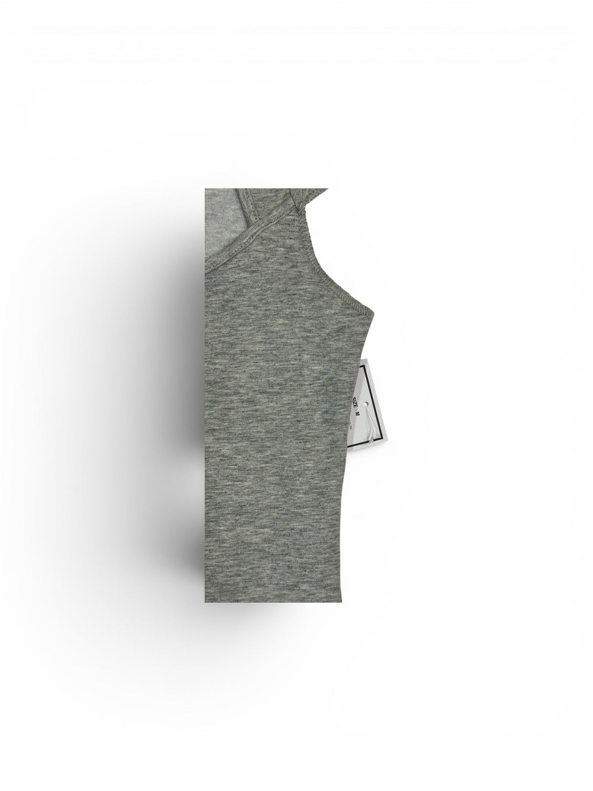 Women'S Heather Gray Scoop Neck Top