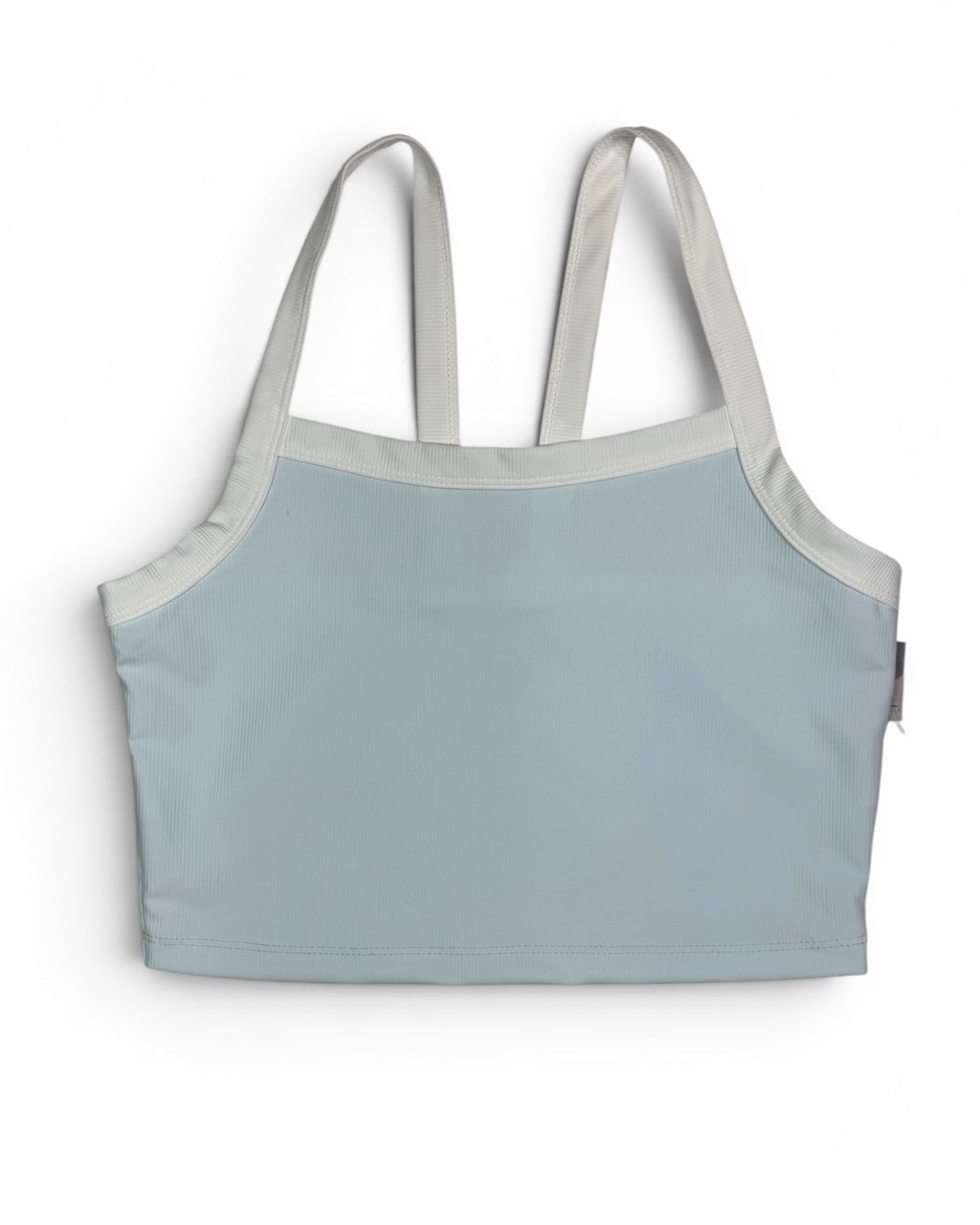 Series-8 Fitness Women'S Ribbed Tank Top Light Blue