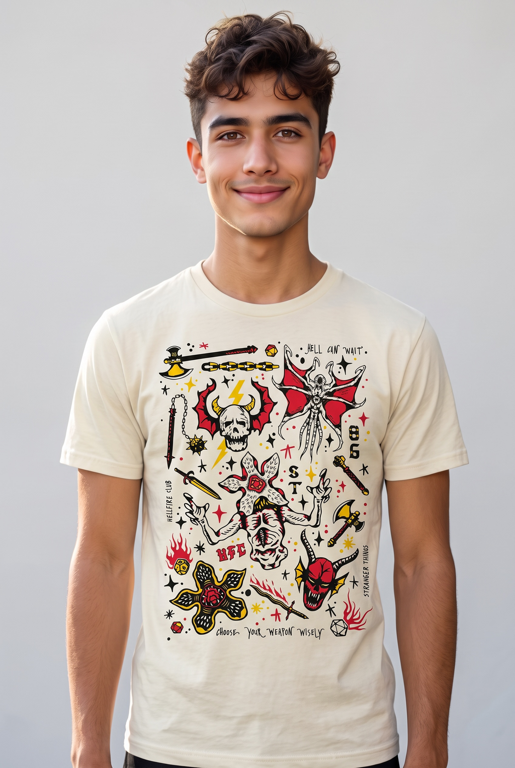 Netflix Stranger Things Hellfire Club Graphic T-Shirt