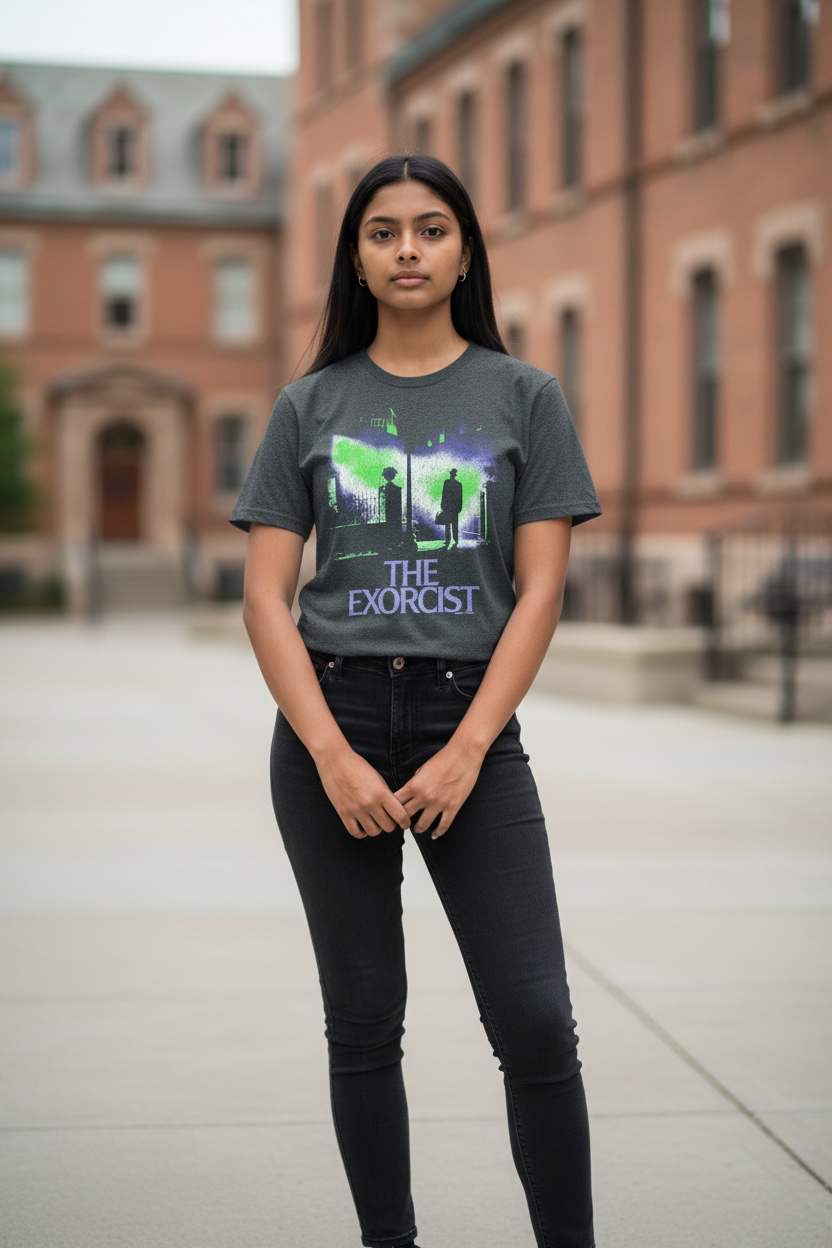 The Exorcist Classic Movie Poster Graphic T-Shirt