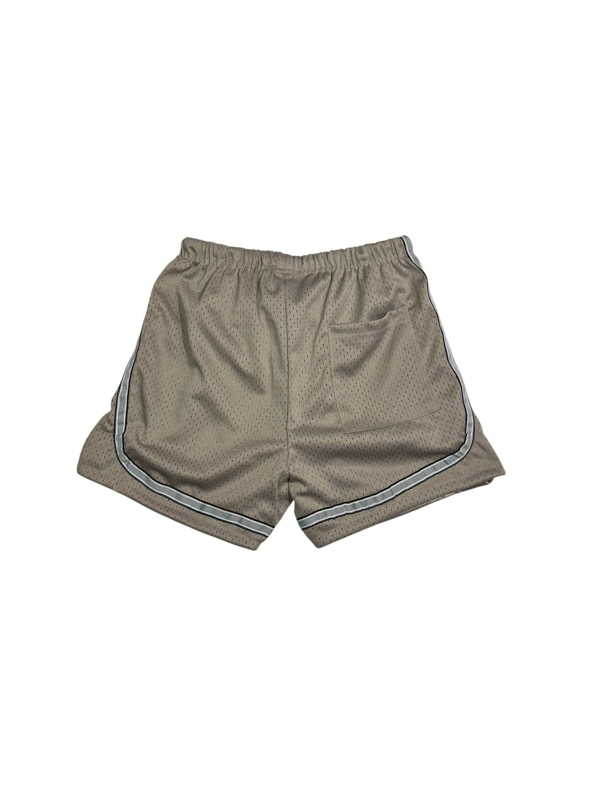 Water-Repellent Athletic Running Shorts – Taupe Beige
