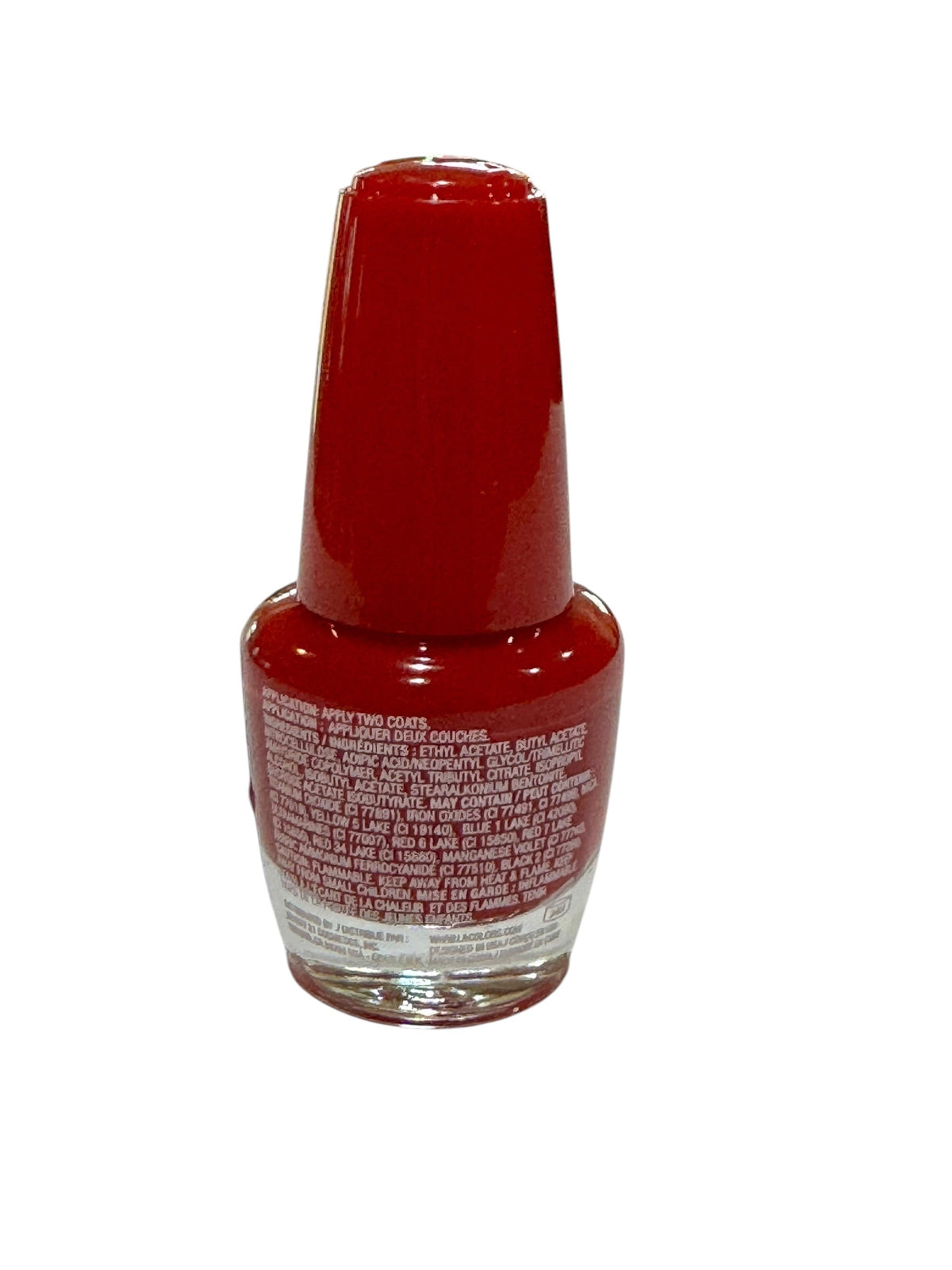 Esmalte de uñas con brillo tipo gel Color Craze de L.A. (en dos colores: rojo y rosa)