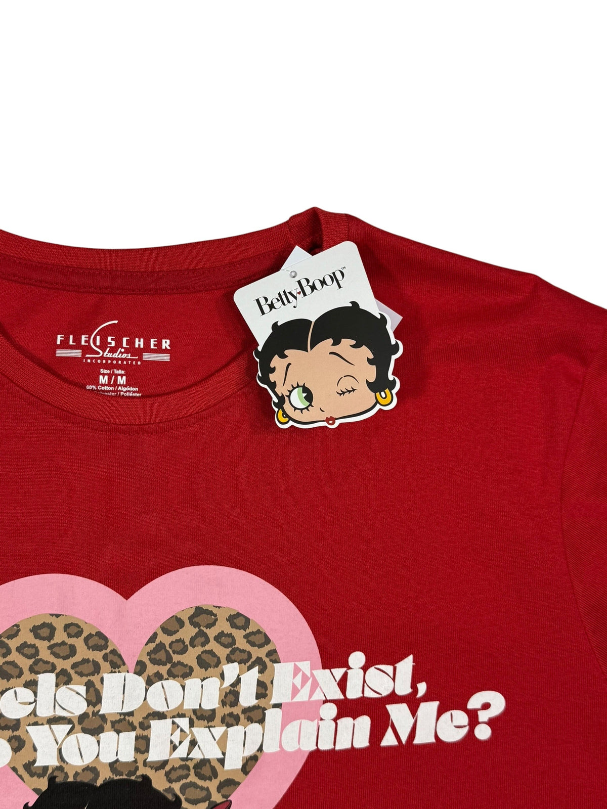 Betty Boop "If Angels Don't Exist How Do You Explain Me" Graphic T-Shirt