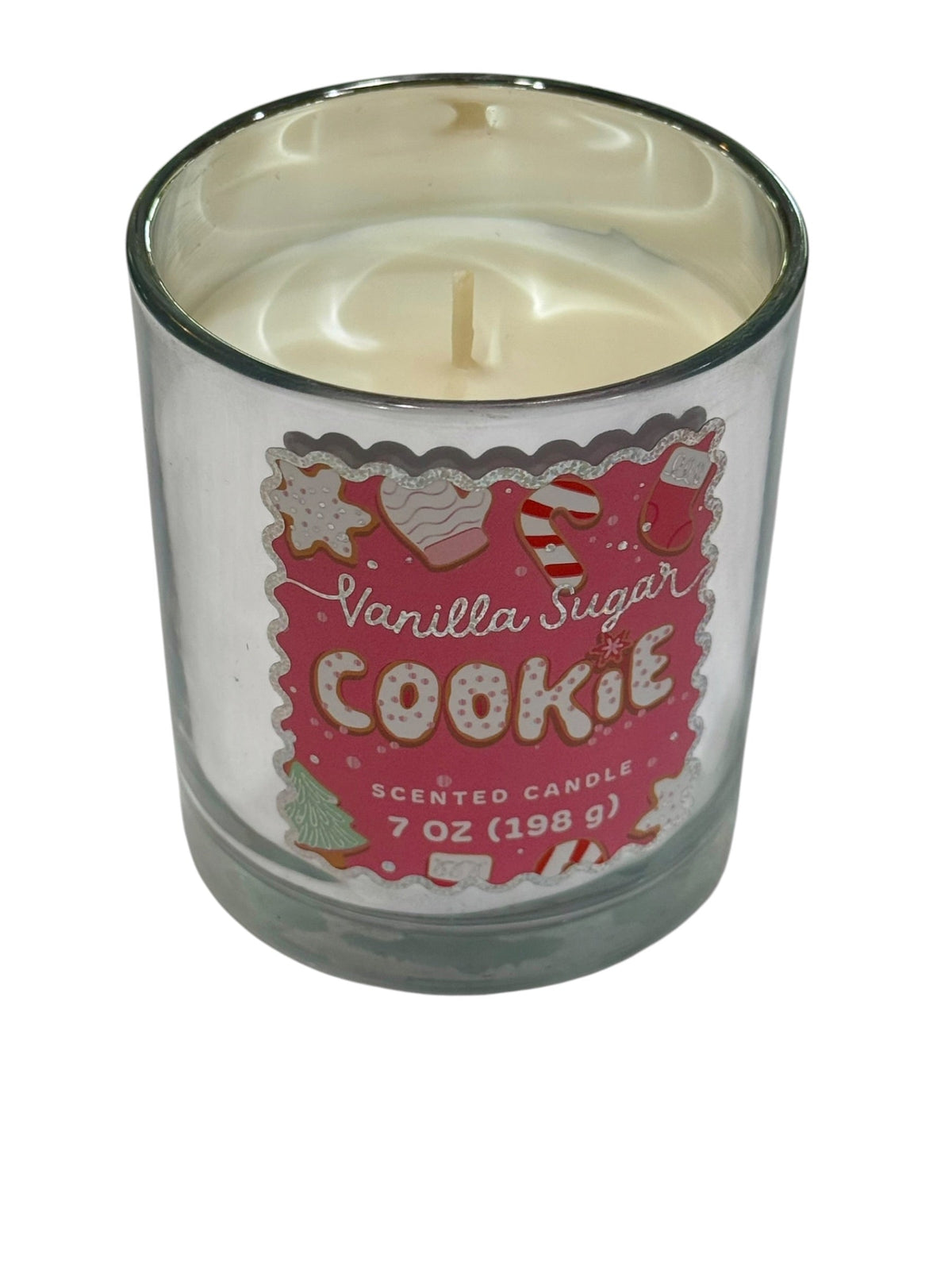 Vanilla Sugar Cookie Scented Holiday Candle - 7 oz - Vanilla Sugar Cookie