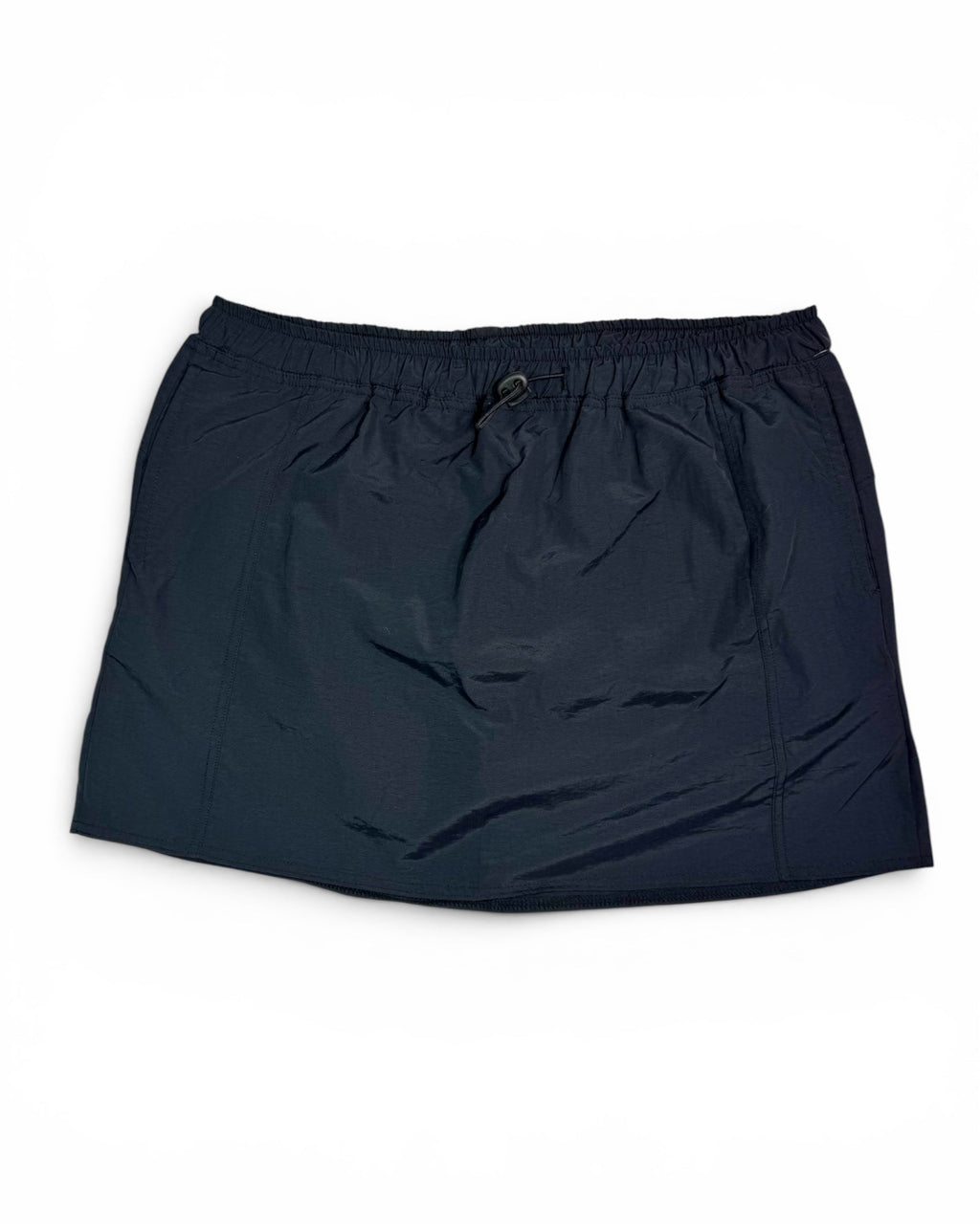 Black Athletic Skort with Built-In Shorts & Pockets