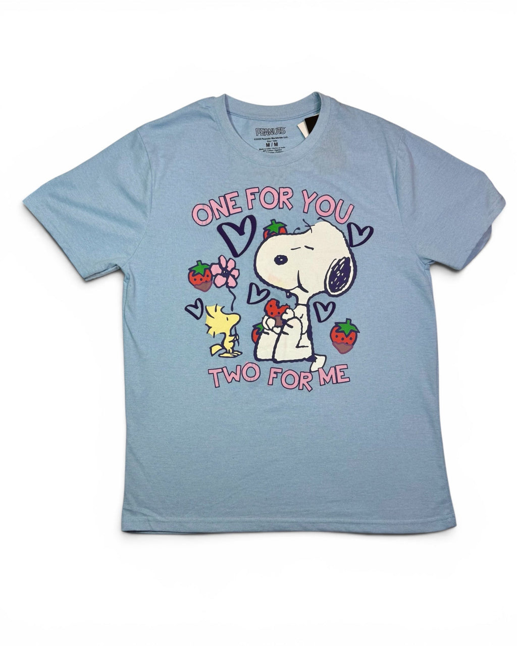 Peanuts Snoopy "One For You Two For Me" Graphic T-Shirt