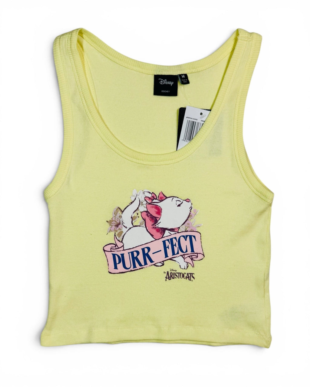 Camiseta sin mangas con gráfico "Purrfect" de Marie de Los Aristogatos de Disney