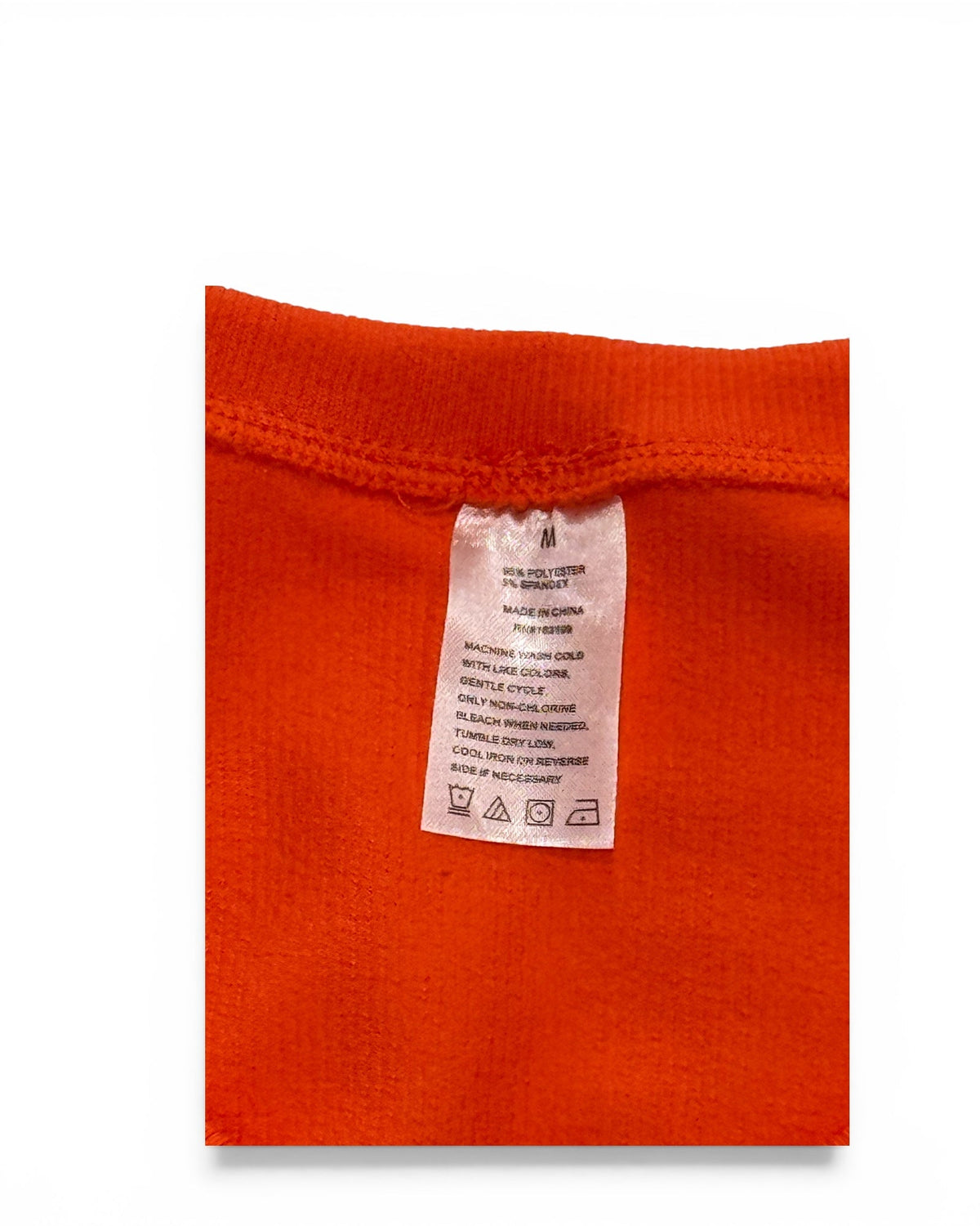 Ribbed V-Neck Cropped Tank Top – Coral Orange