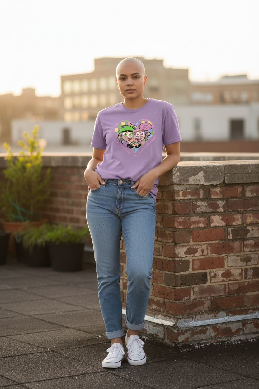 Nickelodeon Fairly OddParents Graphic T-Shirt - Soft Lavender