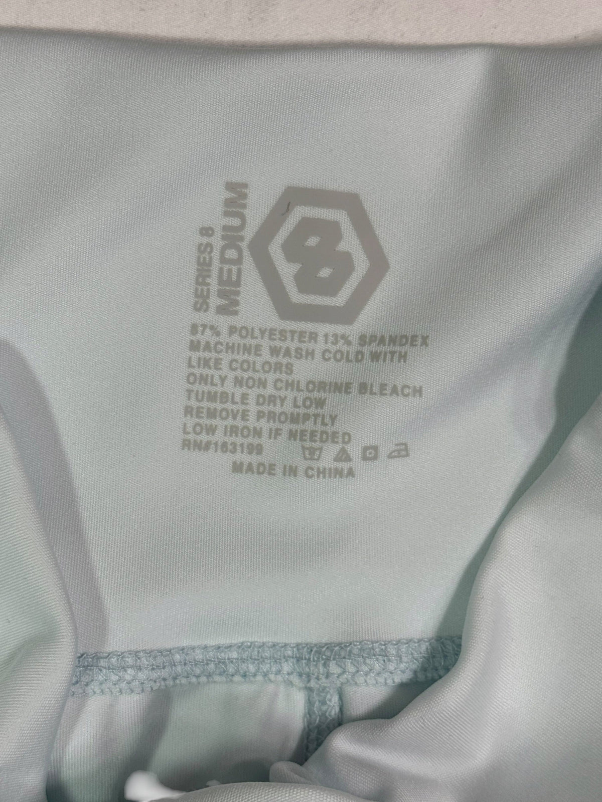 Fitness High-Waisted Shorts - Light Blue