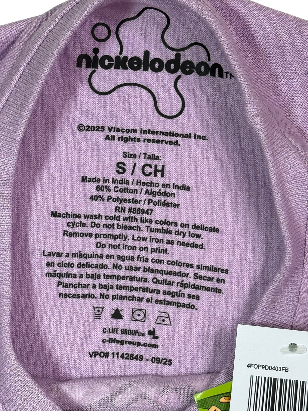 Nickelodeon Fairly OddParents Graphic T-Shirt - Soft Lavender