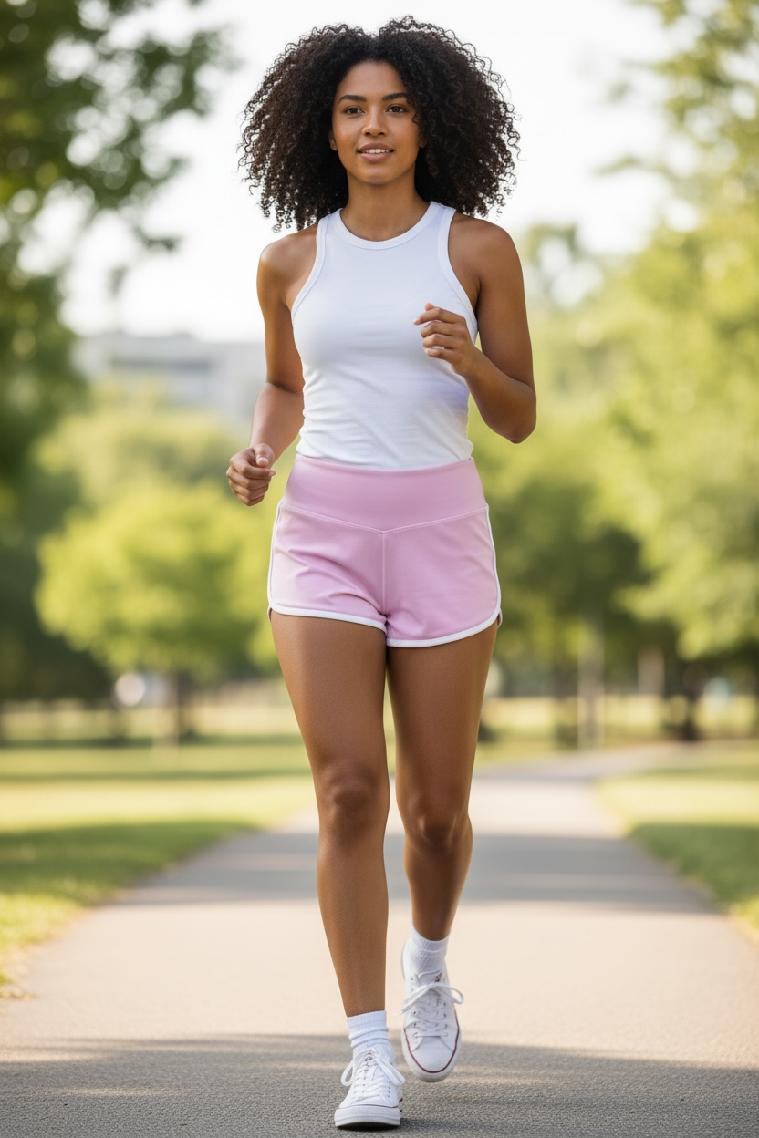 Pantalones cortos de running activos para fitness