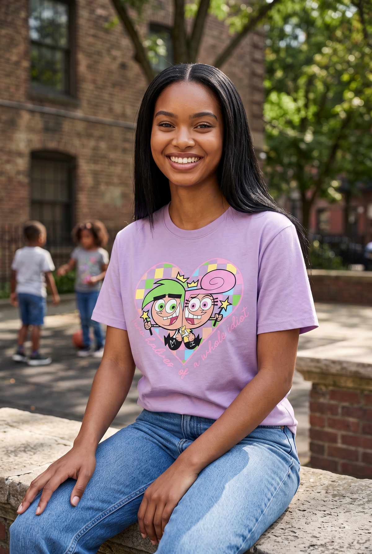Nickelodeon Fairly OddParents Graphic T-Shirt - Soft Lavender