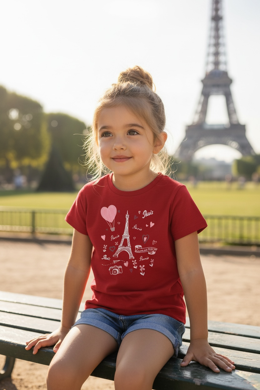 Paris Eiffel Tower Graphic T-Shirt