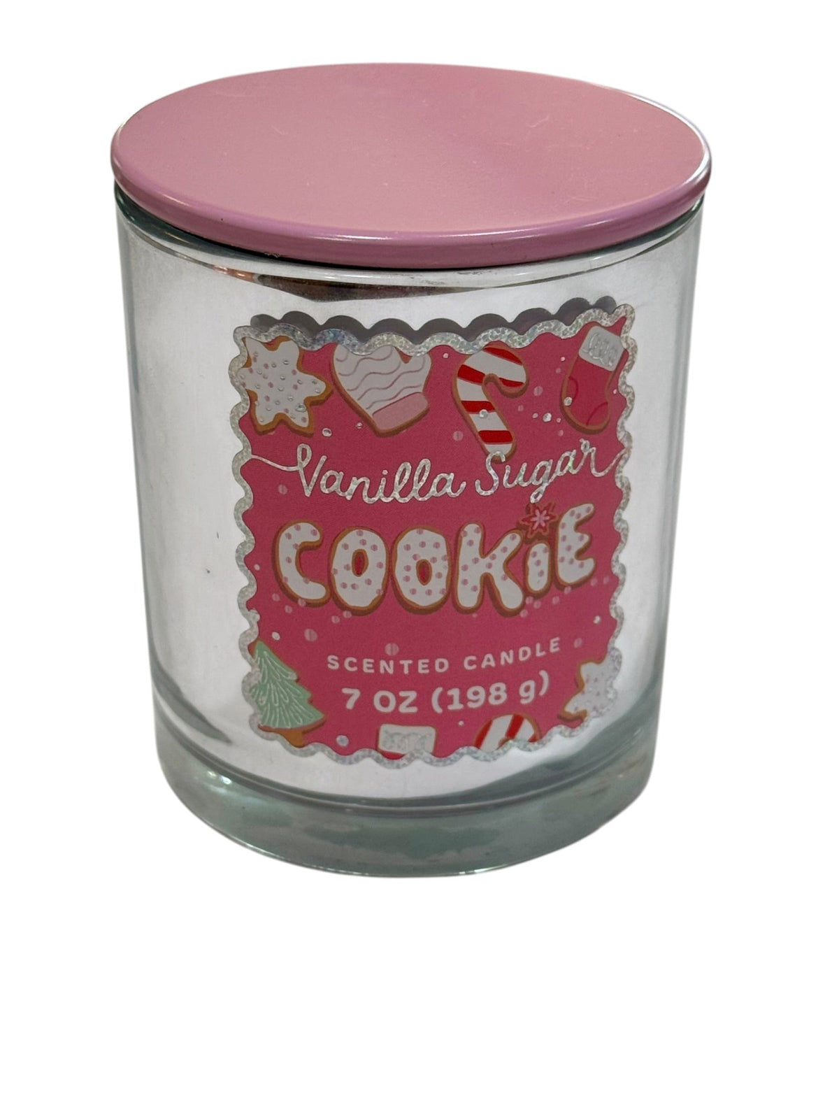 Vanilla Sugar Cookie Scented Holiday Candle - 7 oz - Vanilla Sugar Cookie