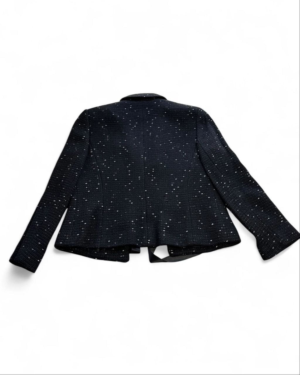 Context Women's Size 6 Black White Tweed Two-Piece Skirt Suit NWT