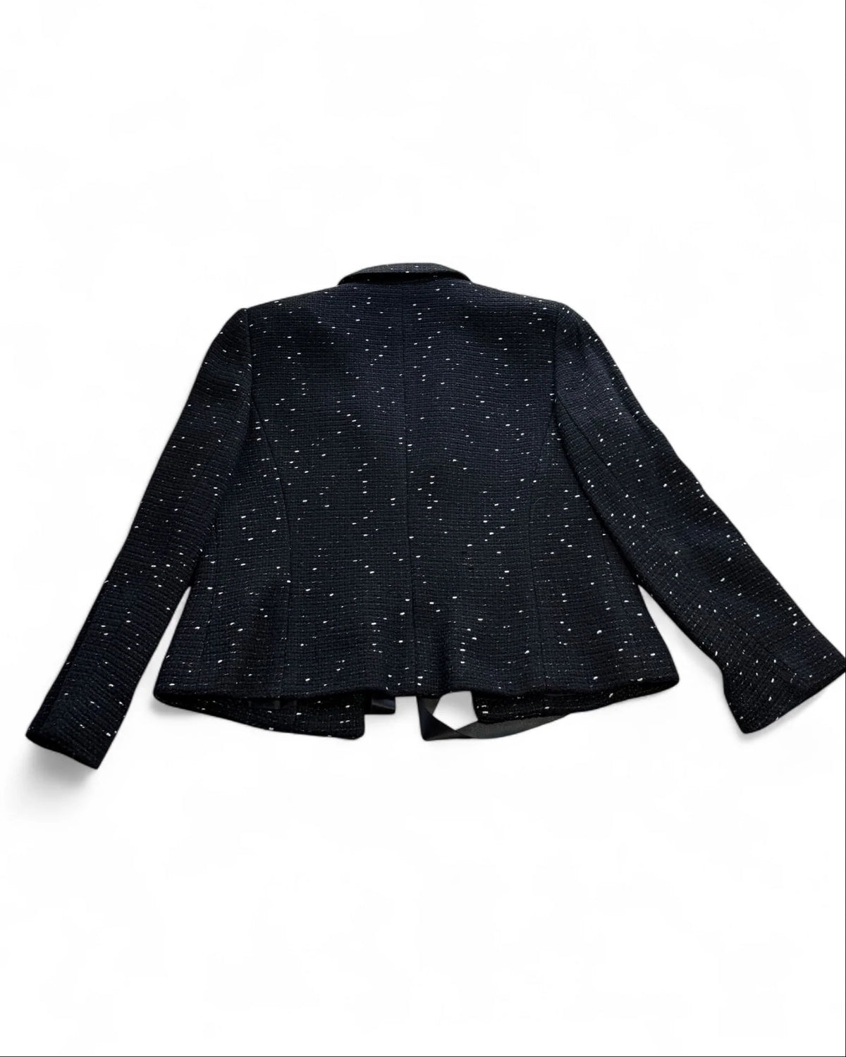 Context Women's Size 6 Black White Tweed Two-Piece Skirt Suit NWT