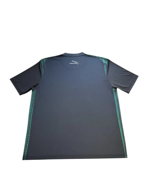 Happy Shirts University of Hawaii Rainbow Warriors Polo Men's XL Black Green NWT