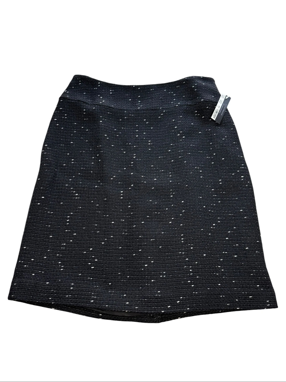 Context Women's Size 6 Black White Tweed Two-Piece Skirt Suit NWT