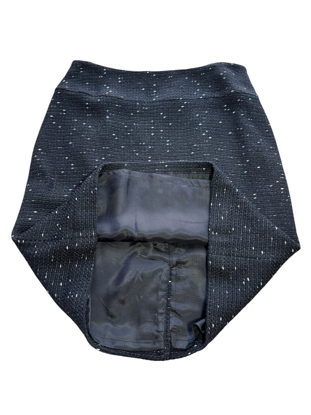 Context Women's Size 6 Black White Tweed Two-Piece Skirt Suit NWT
