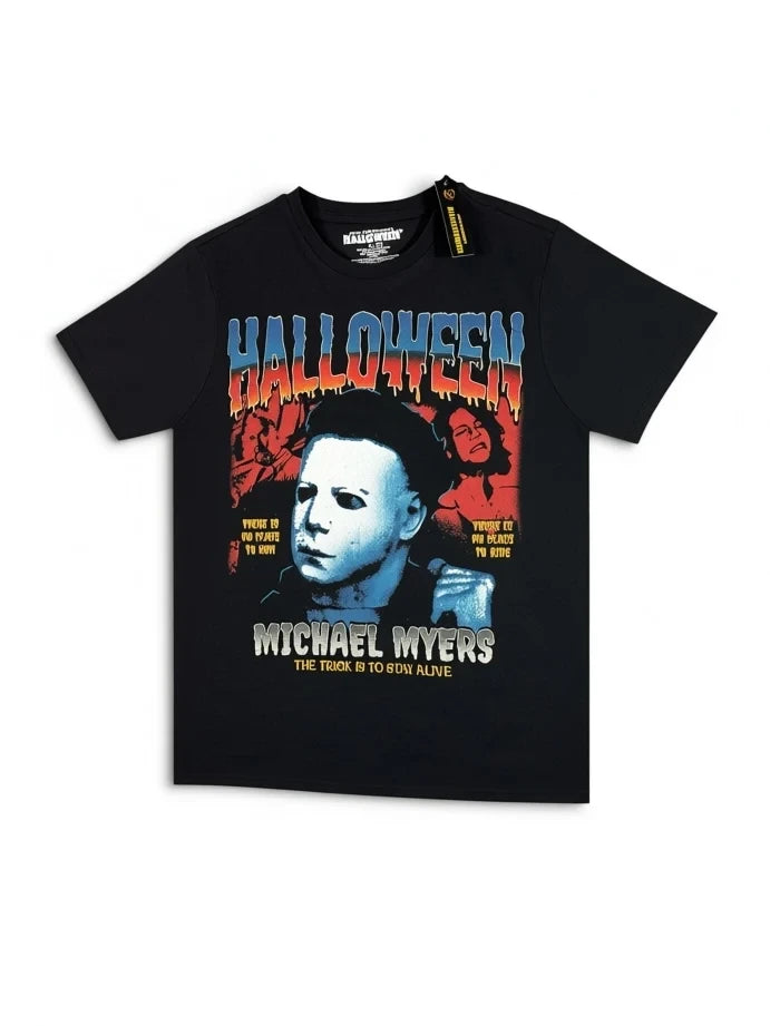 John Carpenter’s Halloween Michael Myers Graphic T-Shirt Black - New