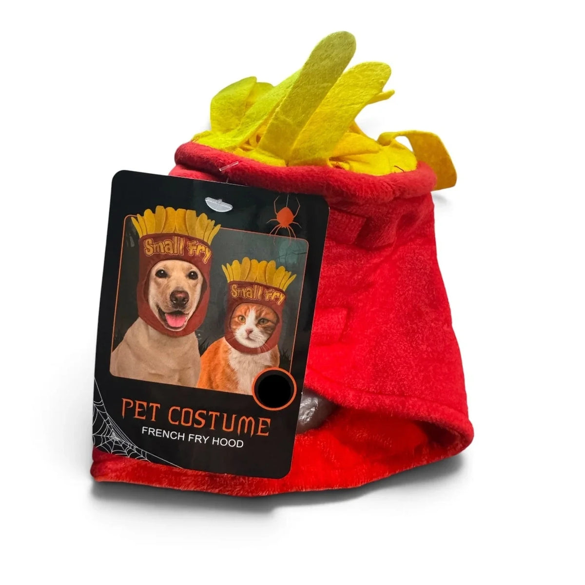 Fry French Fry Pet Costume Hood - New