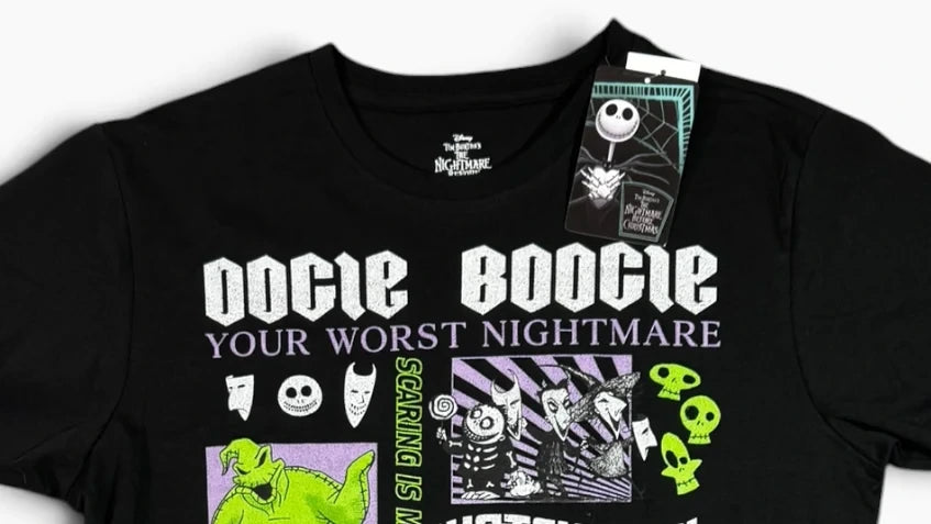 Disney The Nightmare Before Christmas Oogie Boogie Graphic T-Shirt New