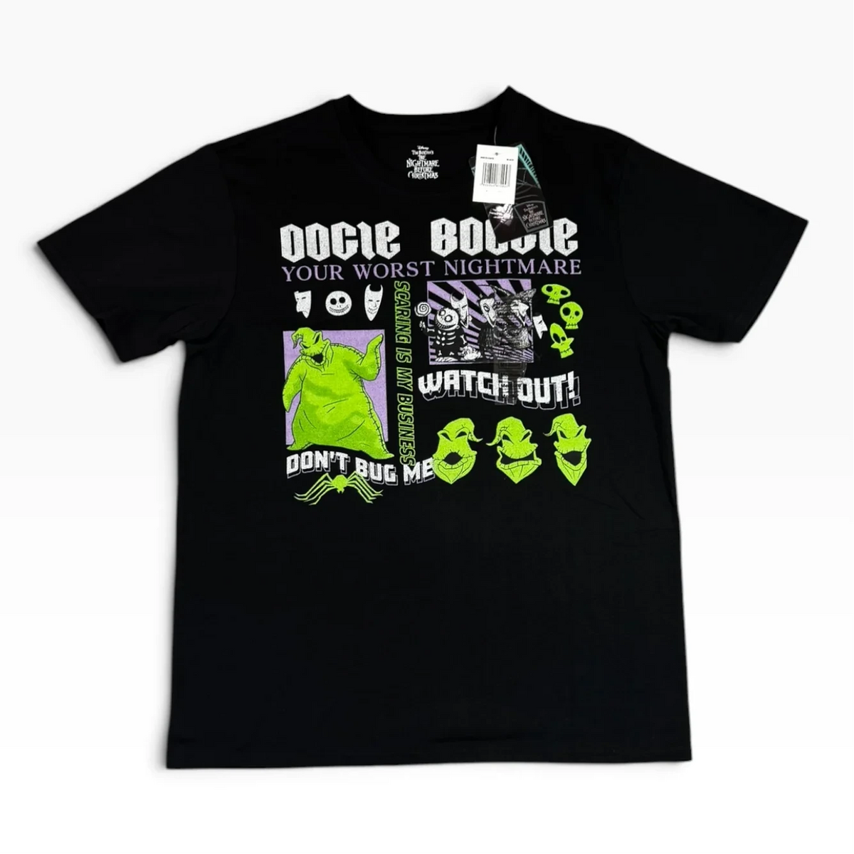 Disney The Nightmare Before Christmas Oogie Boogie Graphic T-Shirt New
