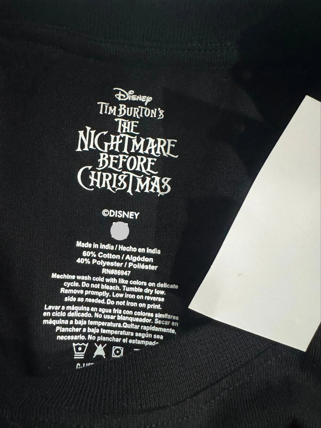 Disney The Nightmare Before Christmas Oogie Boogie Graphic T-Shirt New