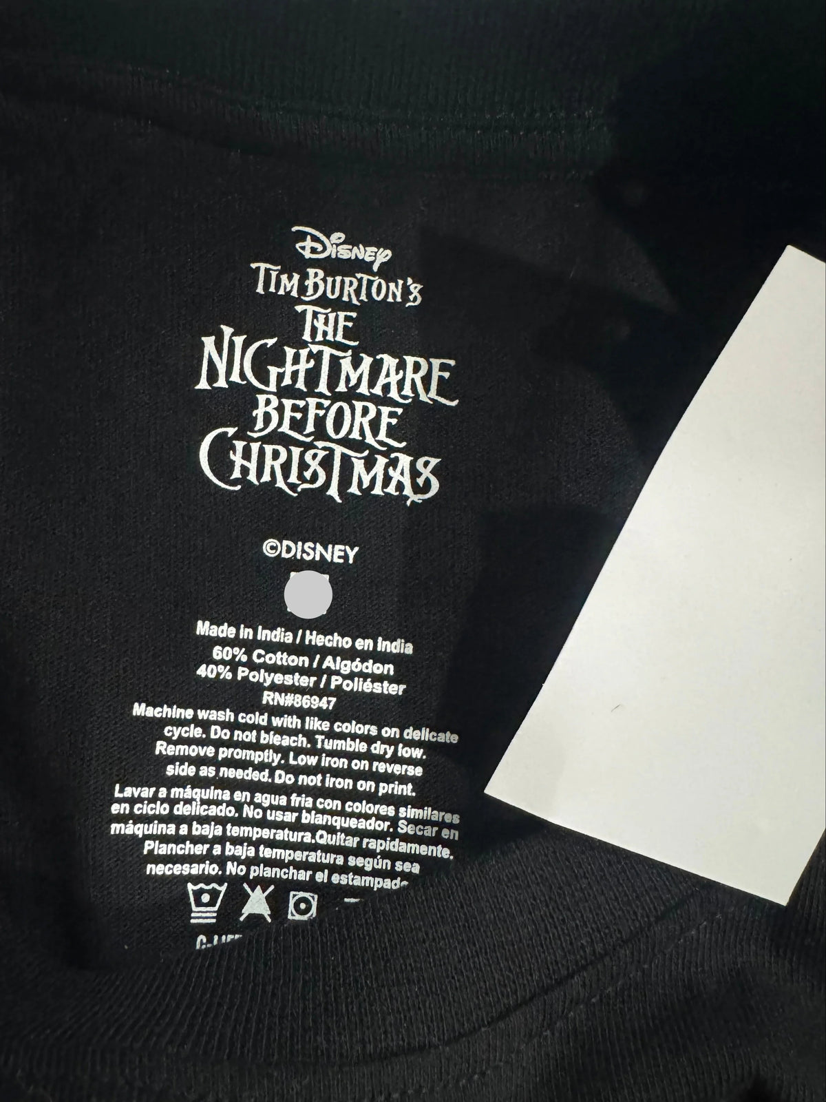 Disney The Nightmare Before Christmas Oogie Boogie Graphic T-Shirt New
