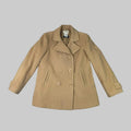 L.L.Bean Women’s Classic Lambswool Peacoat Camel 10 Regular Thinsulate - Pre-owned