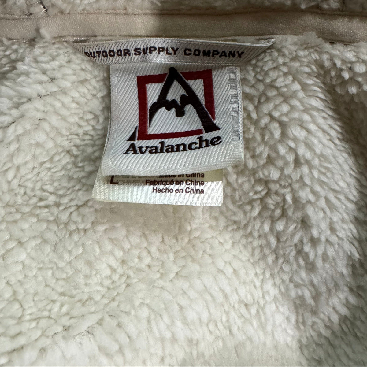 Avalanche Sage Green Sherpa Lined Hooded Jacket L - Pre-owned