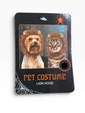 Lion Mane Pet Costume Hood Dog Cat Halloween - New