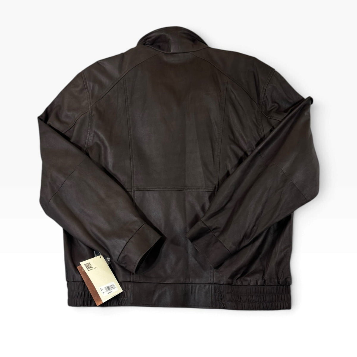 Scully Men’s Double Collar Featherlite Leather Jacket Chocolate/Cognac 2XL NWT