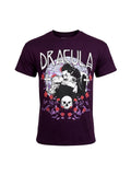 Universal Monsters Dracula Purple Graphic T-Shirt New
