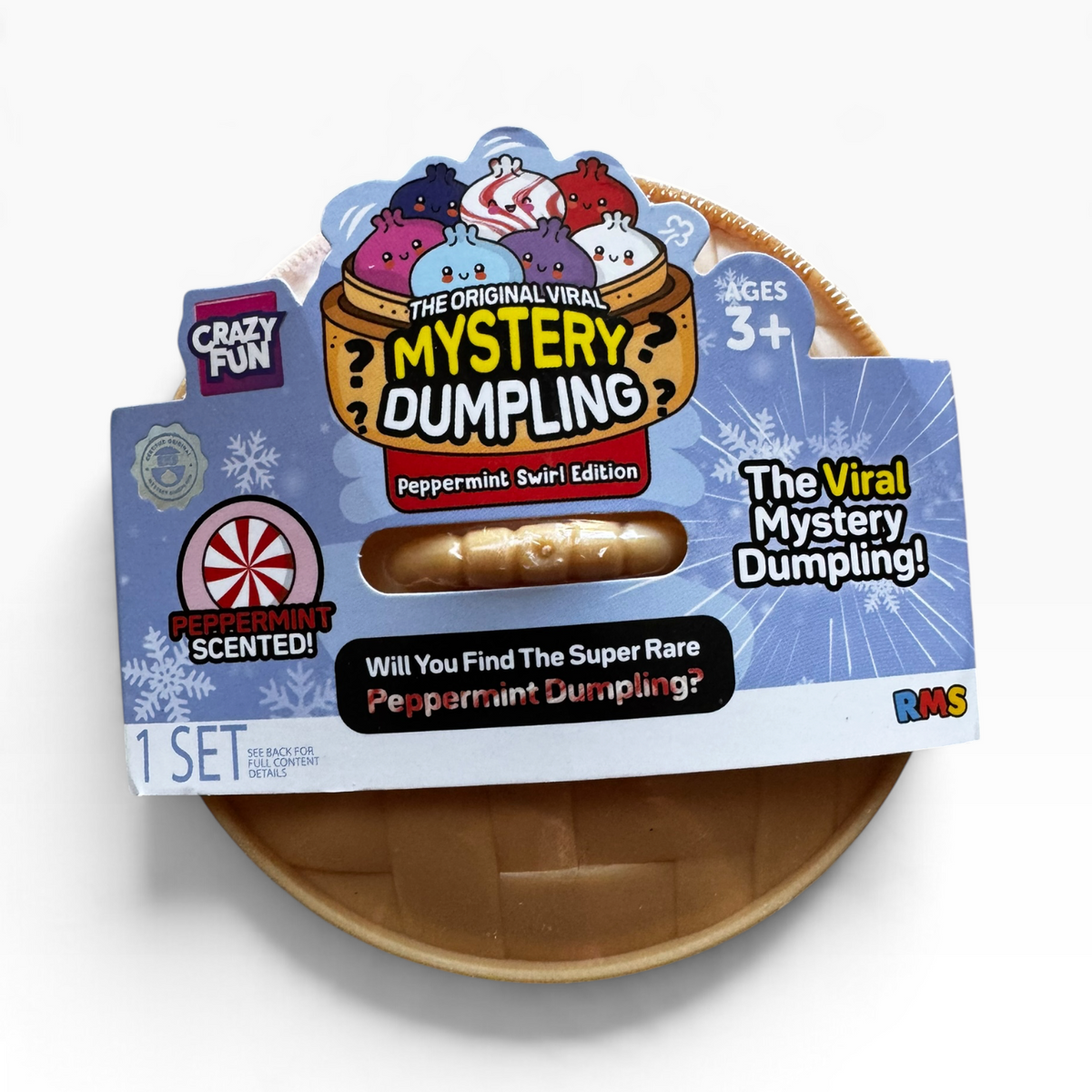 Crazy Fun Original Viral Mystery Dumpling Peppermint Swirl Edition -RMS