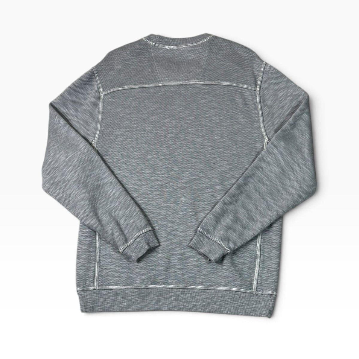 Tommy Bahama Men's Gray Pima Cotton Tencel Crewneck Sweatshirt M - Pre-owned