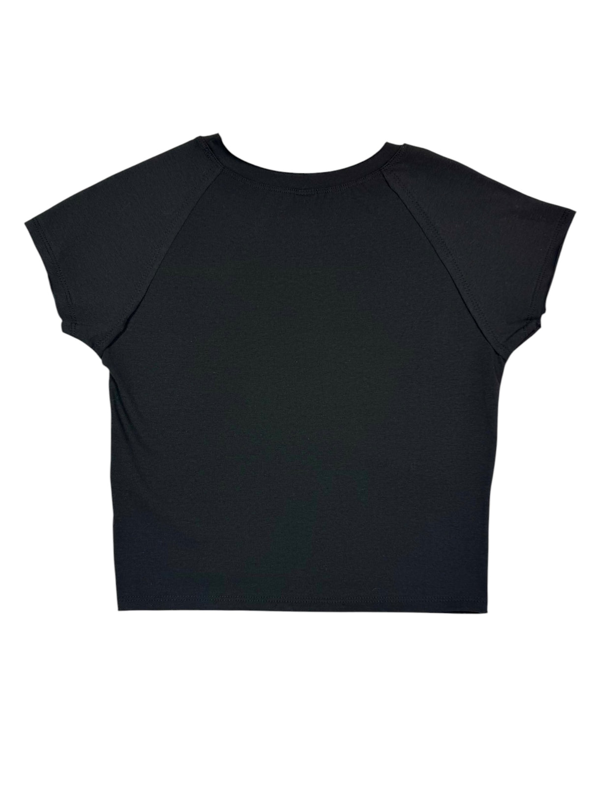 Black Cropped Activewear Top – Size XLarge –