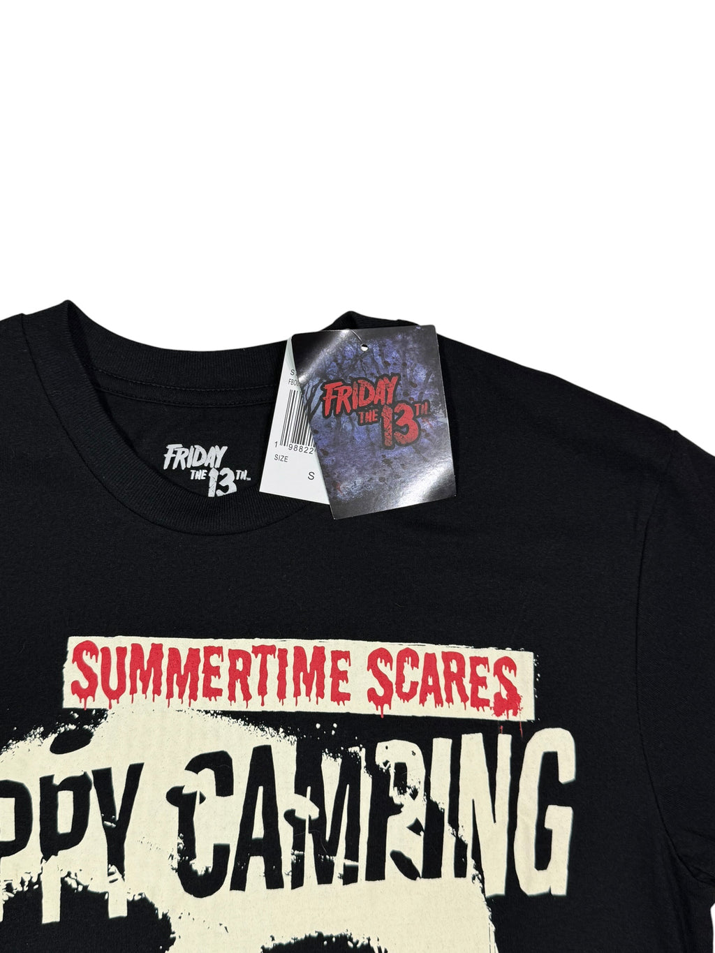 Friday the 13th Jason Voorhees "Happy Camping" Graphic T-Shirt - Small
