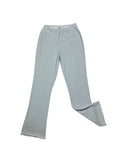 Women's Striped Flare Lounge Pants White & Blue NWT