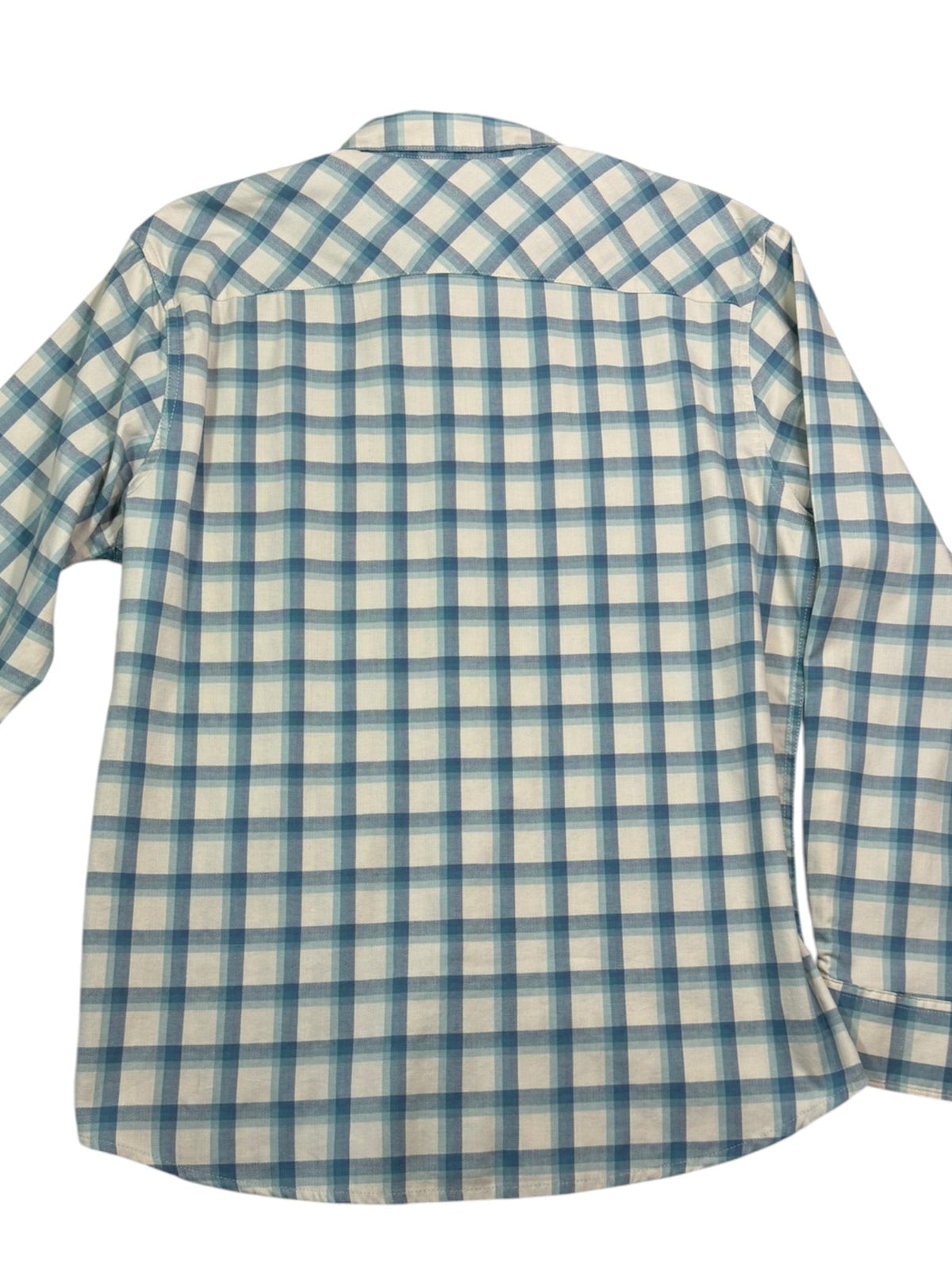 Wrangler Five Star Premium Men's Long Sleeve Plaid Button-Up Shirt - Large