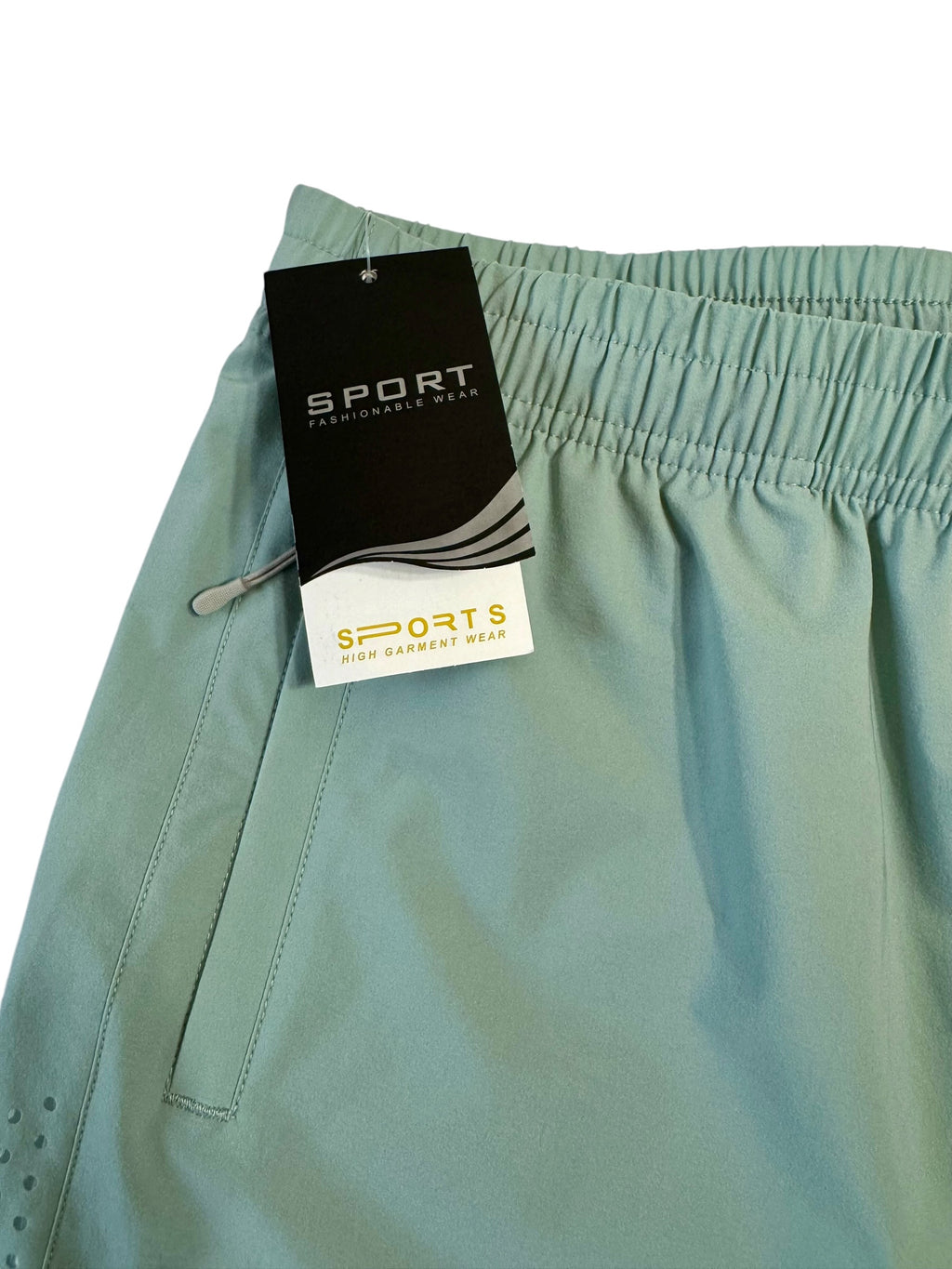Pantalones cortos deportivos de alto rendimiento para hombre con bolsillos con cremallera – Loden Frost – Talla M