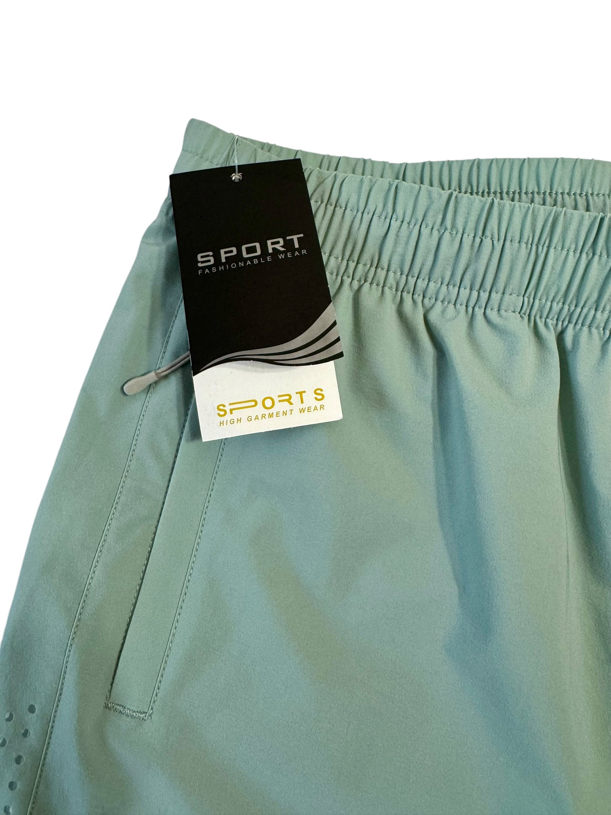 Men's Performance Athletic Shorts with Zipper Pockets – Loden Frost – Size M
