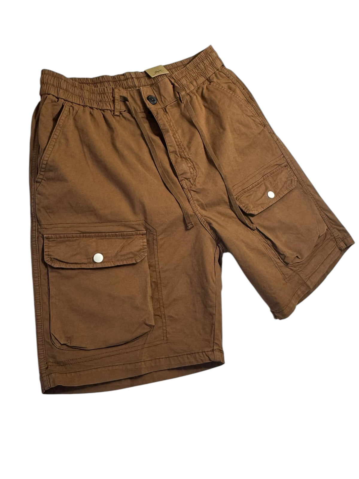 Men's Coffee Brown Cargo Shorts – Size 36