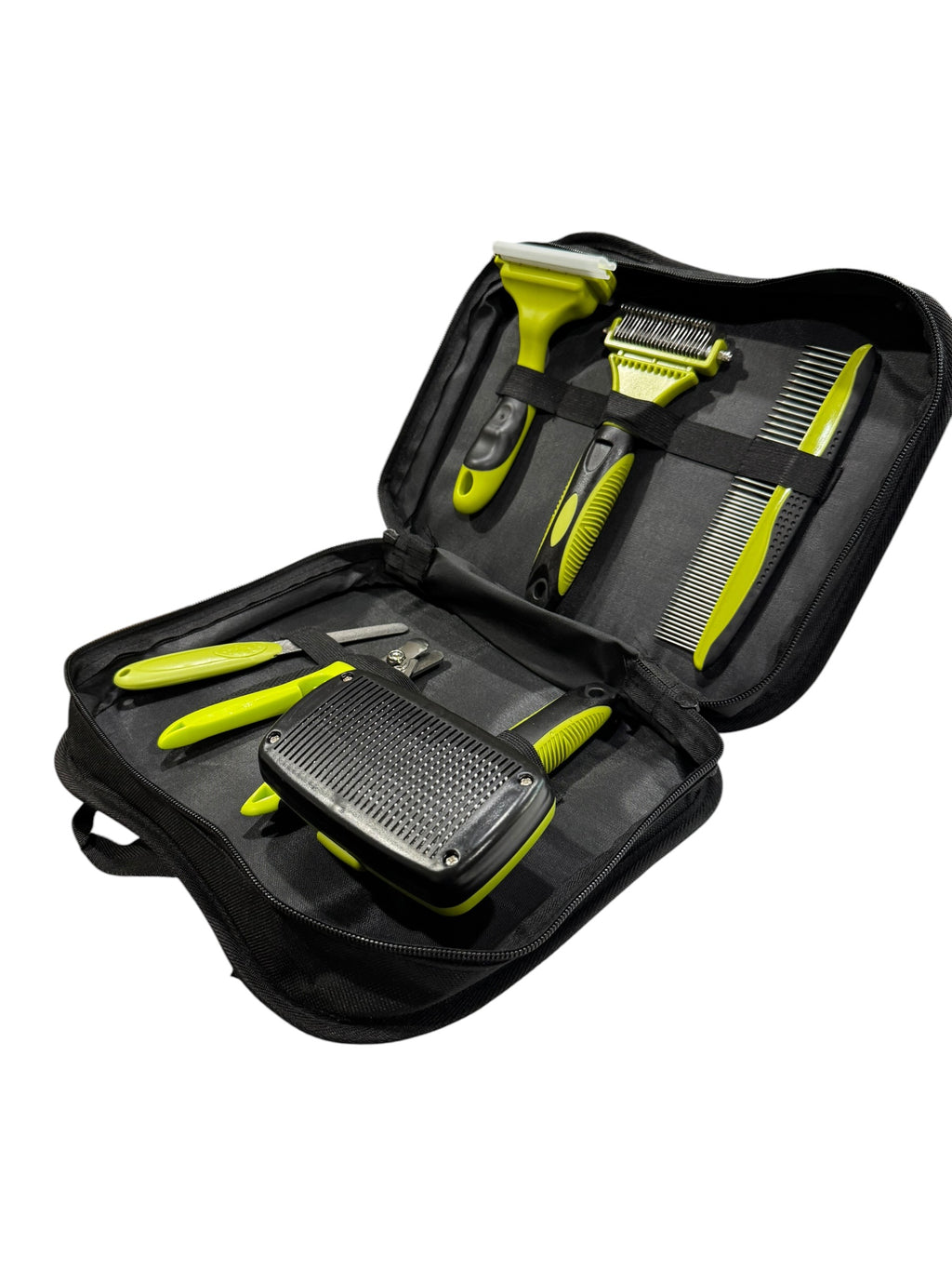 7-Piece Pet Grooming Kit with Storage Case – Dog & Cat Grooming Set