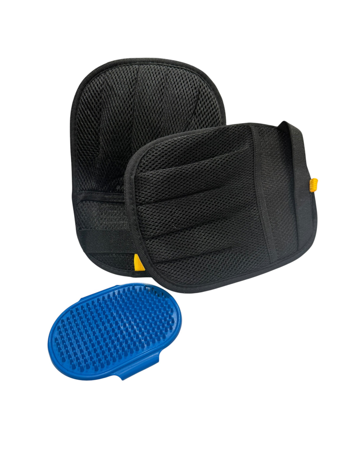 Orebog 3-Piece Pet Grooming Kit – 2 Grooming Gloves & Silicone Brush