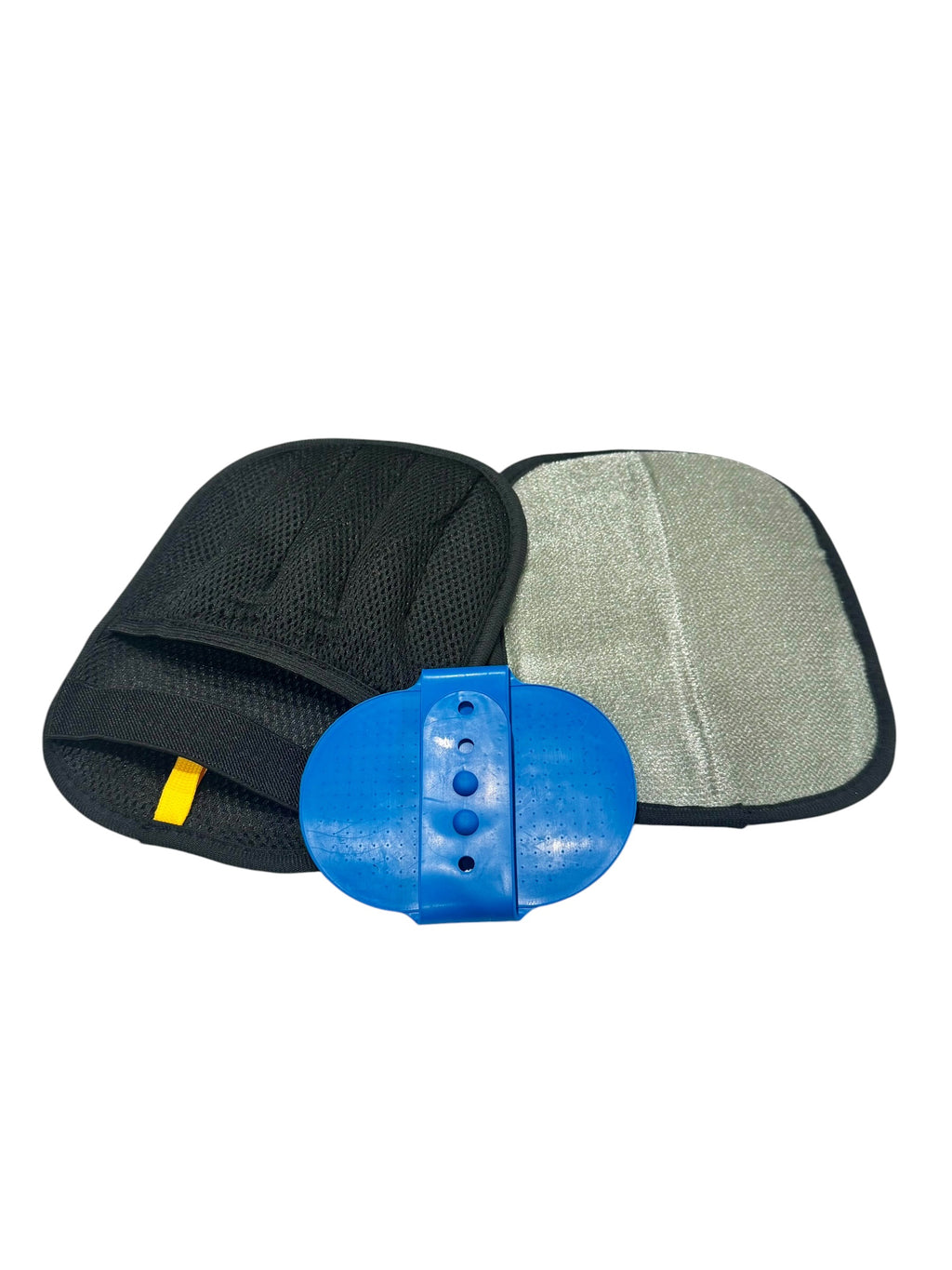 Orebog 3-Piece Pet Grooming Kit – 2 Grooming Gloves & Silicone Brush
