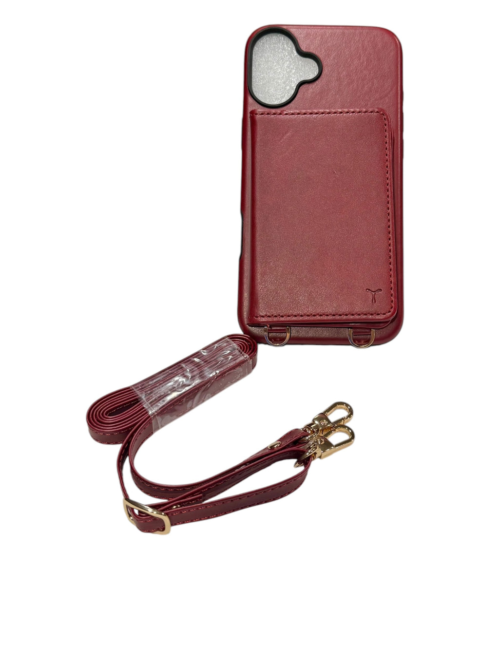Funda TUCCH tipo cartera para iPhone 16 Plus con tarjetero y correa para colgar