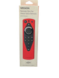 Mission Remote Skin for Alexa Voice Remote (2018 Version) in Candy Red.